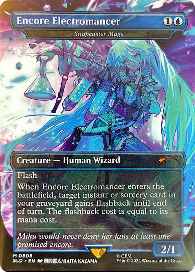 Encore Electromancer - Snapcaster Mage (Rainbow Foil) [Secret Lair Drop Series] | Impulse Games and Hobbies