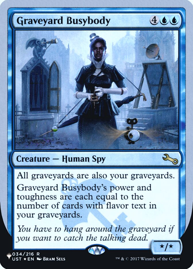 Graveyard Busybody (Unfinity Foil Edition) [The List] | Impulse Games and Hobbies