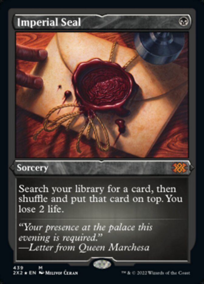 Imperial Seal (Foil Etched) [Double Masters 2022] | Impulse Games and Hobbies