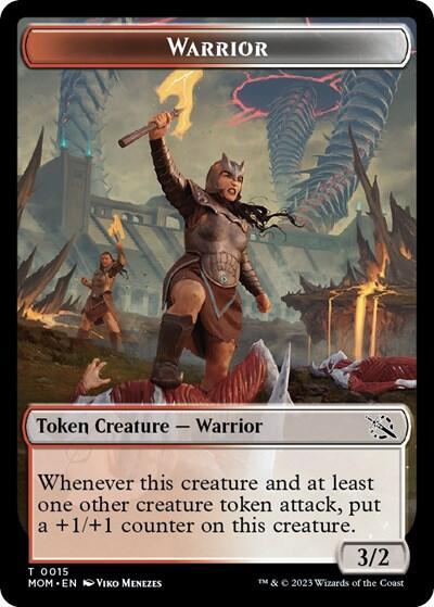 Warrior // Phyrexian Hydra (0012) Double-Sided Token [March of the Machine Tokens] | Impulse Games and Hobbies