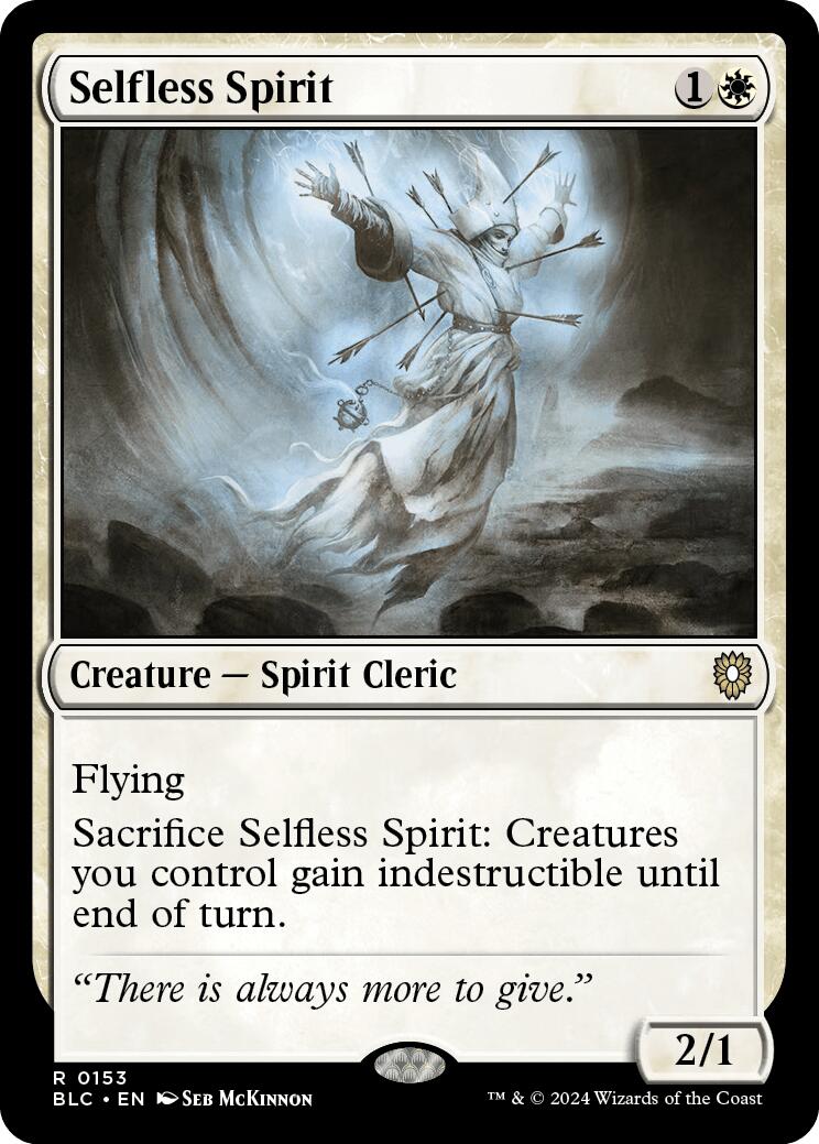 Selfless Spirit [Bloomburrow Commander] | Impulse Games and Hobbies