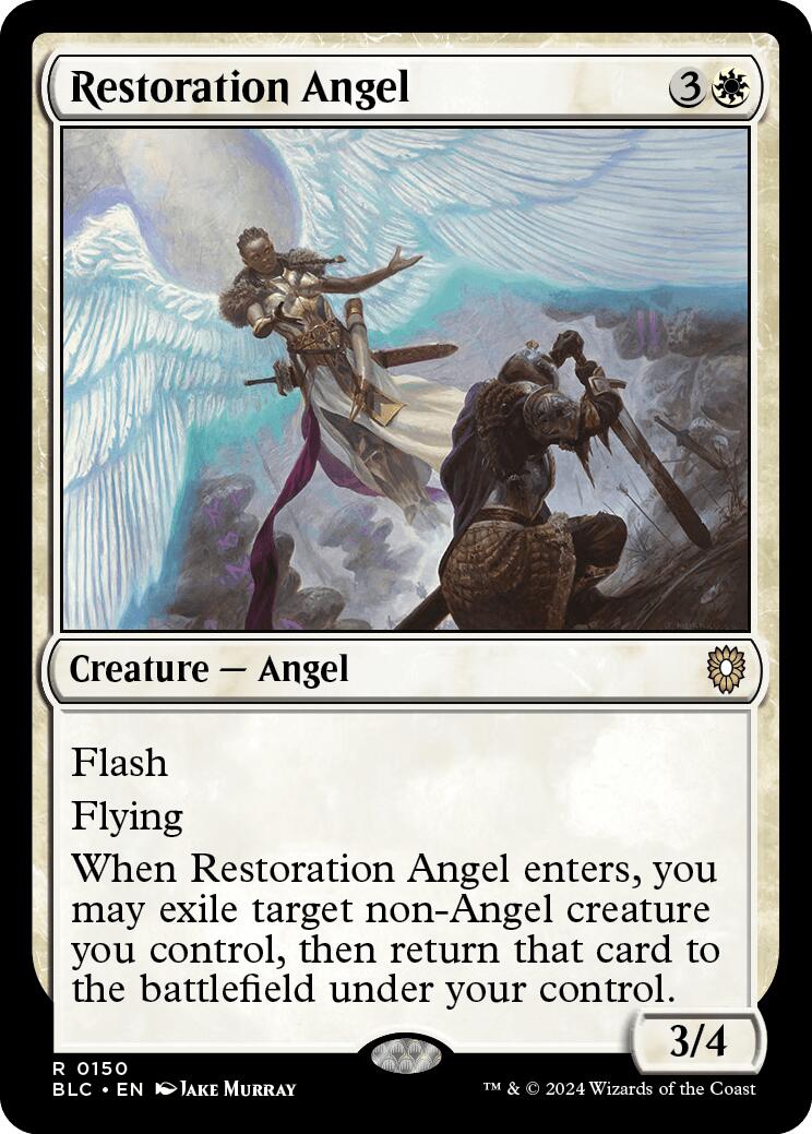 Restoration Angel [Bloomburrow Commander] | Impulse Games and Hobbies