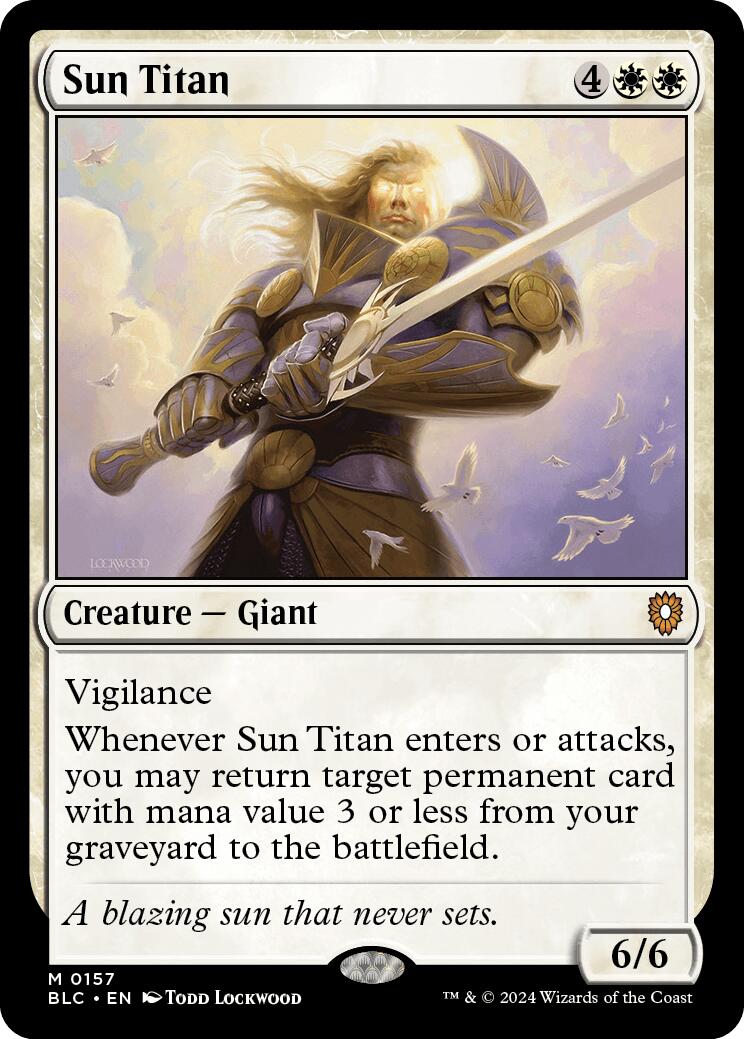 Sun Titan [Bloomburrow Commander] | Impulse Games and Hobbies