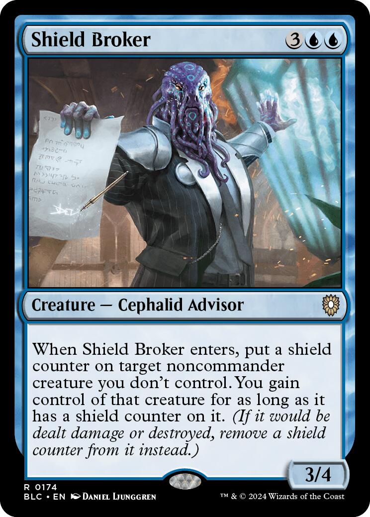 Shield Broker [Bloomburrow Commander] | Impulse Games and Hobbies