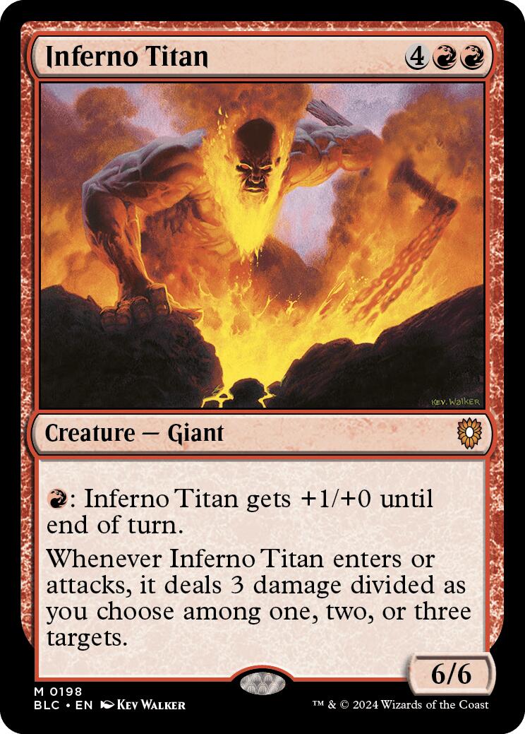 Inferno Titan [Bloomburrow Commander] | Impulse Games and Hobbies