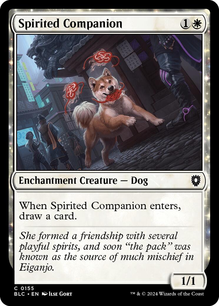 Spirited Companion [Bloomburrow Commander] | Impulse Games and Hobbies