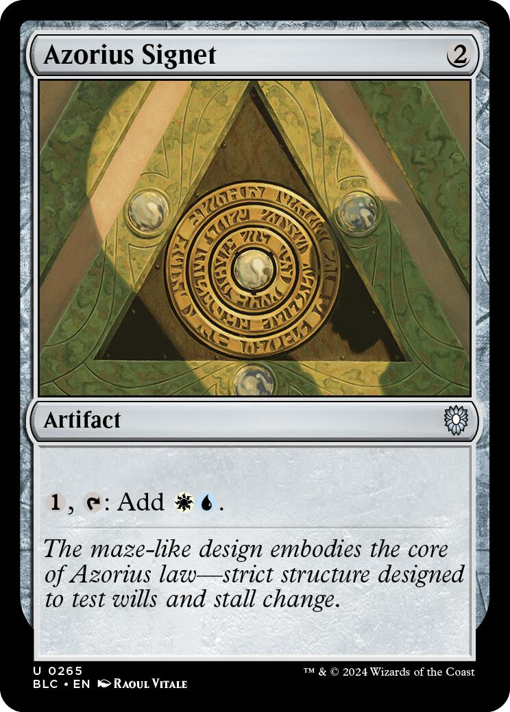 Azorius Signet [Bloomburrow Commander] | Impulse Games and Hobbies
