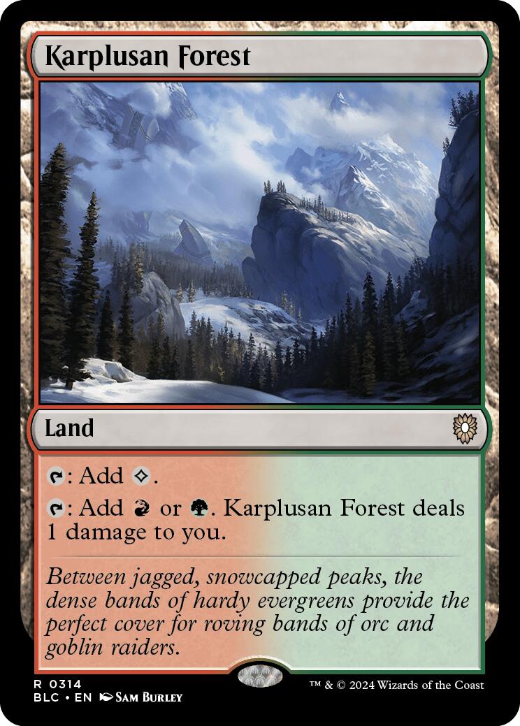 Karplusan Forest [Bloomburrow Commander] | Impulse Games and Hobbies
