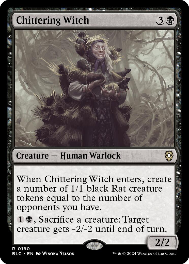 Chittering Witch [Bloomburrow Commander] | Impulse Games and Hobbies