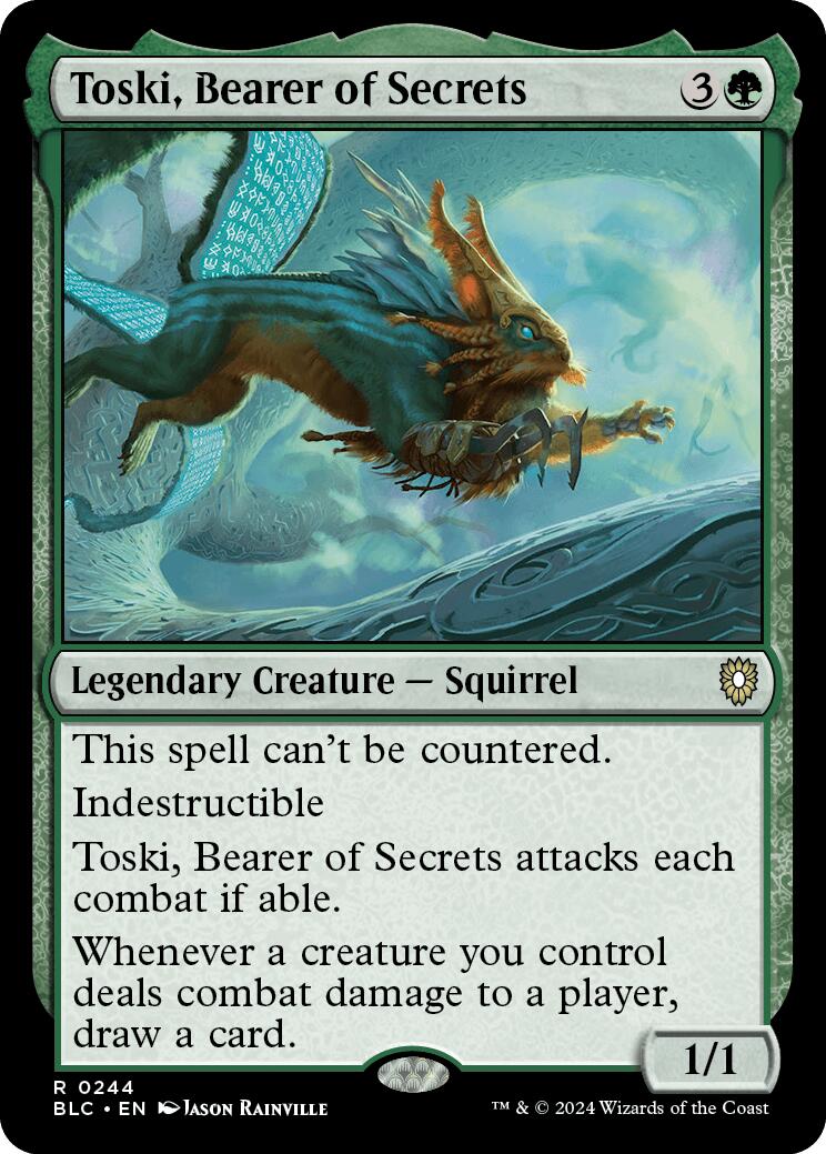 Toski, Bearer of Secrets [Bloomburrow Commander] | Impulse Games and Hobbies