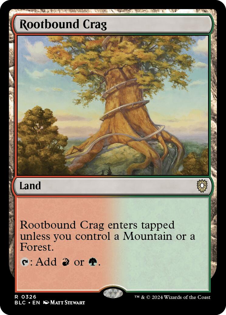 Rootbound Crag [Bloomburrow Commander] | Impulse Games and Hobbies