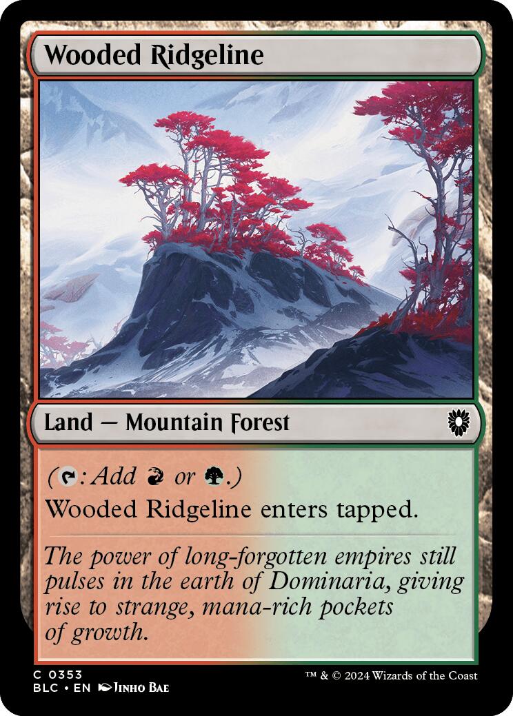 Wooded Ridgeline [Bloomburrow Commander] | Impulse Games and Hobbies