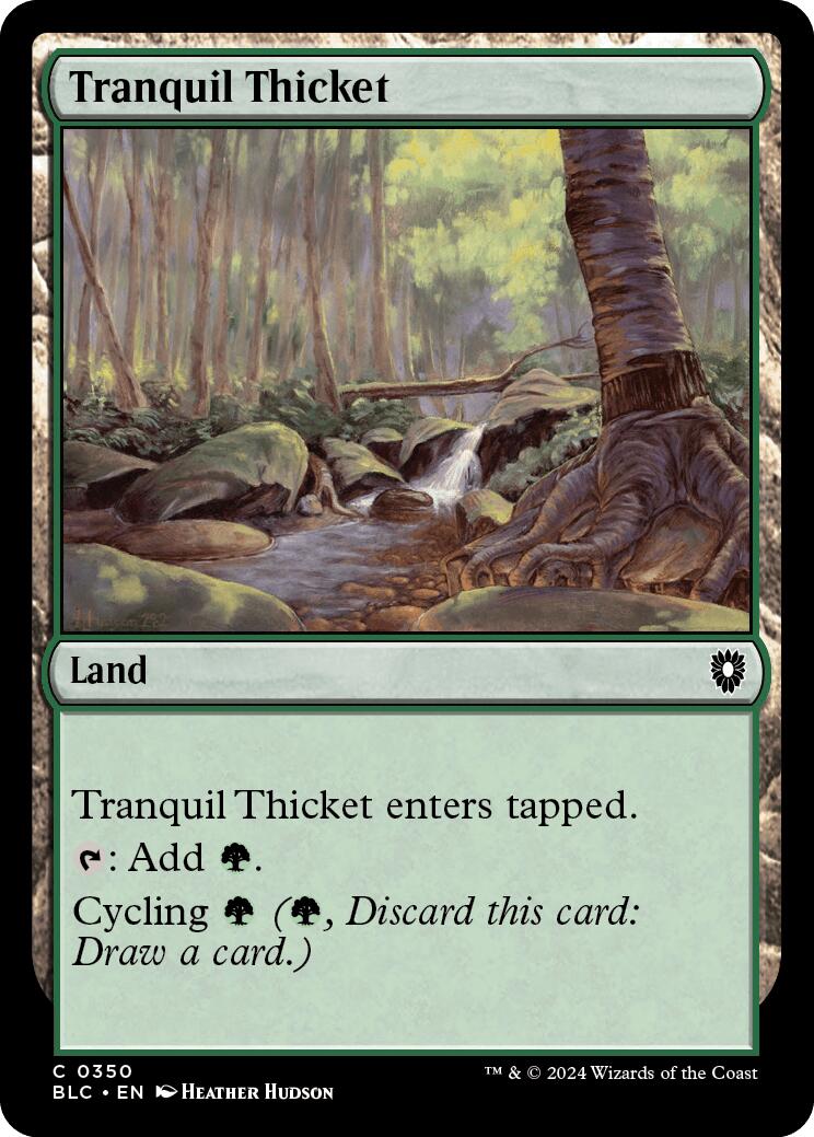 Tranquil Thicket [Bloomburrow Commander] | Impulse Games and Hobbies