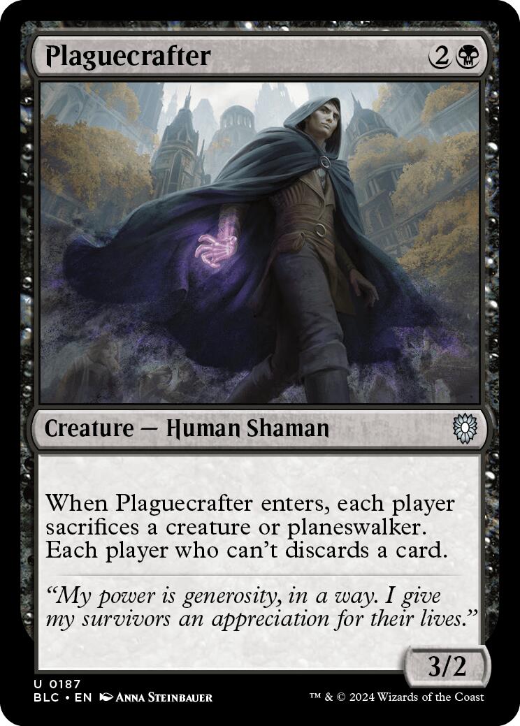 Plaguecrafter [Bloomburrow Commander] | Impulse Games and Hobbies