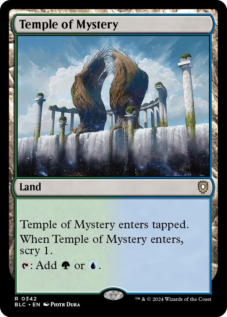 Temple of Mystery [Bloomburrow Commander] | Impulse Games and Hobbies