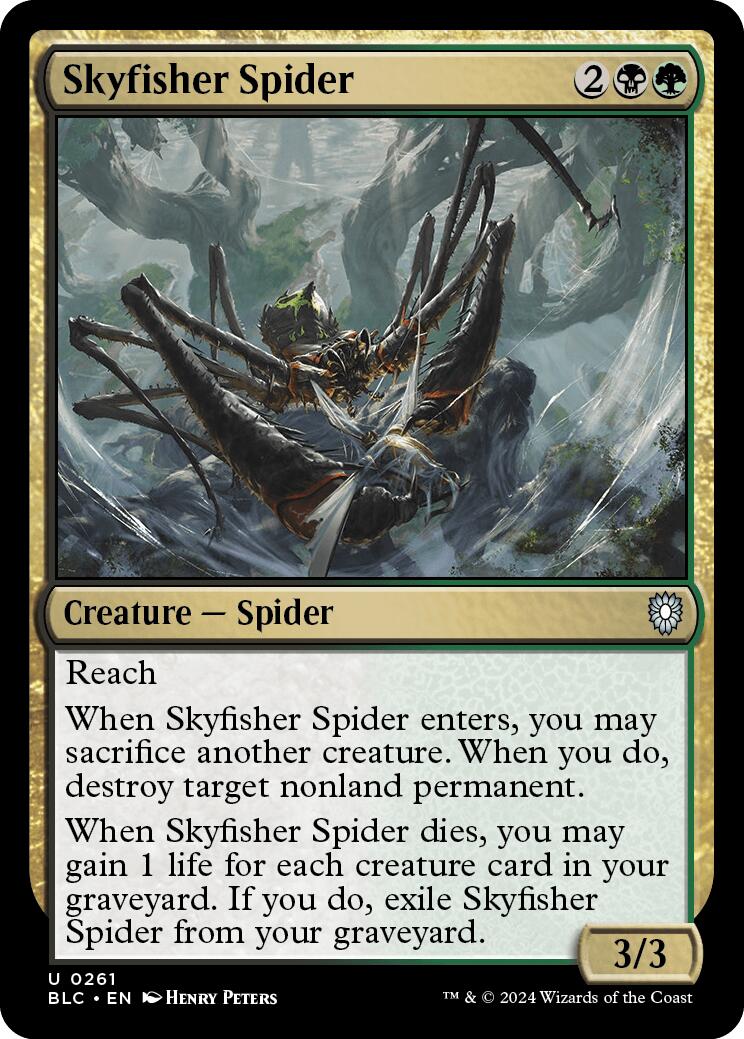 Skyfisher Spider [Bloomburrow Commander] | Impulse Games and Hobbies