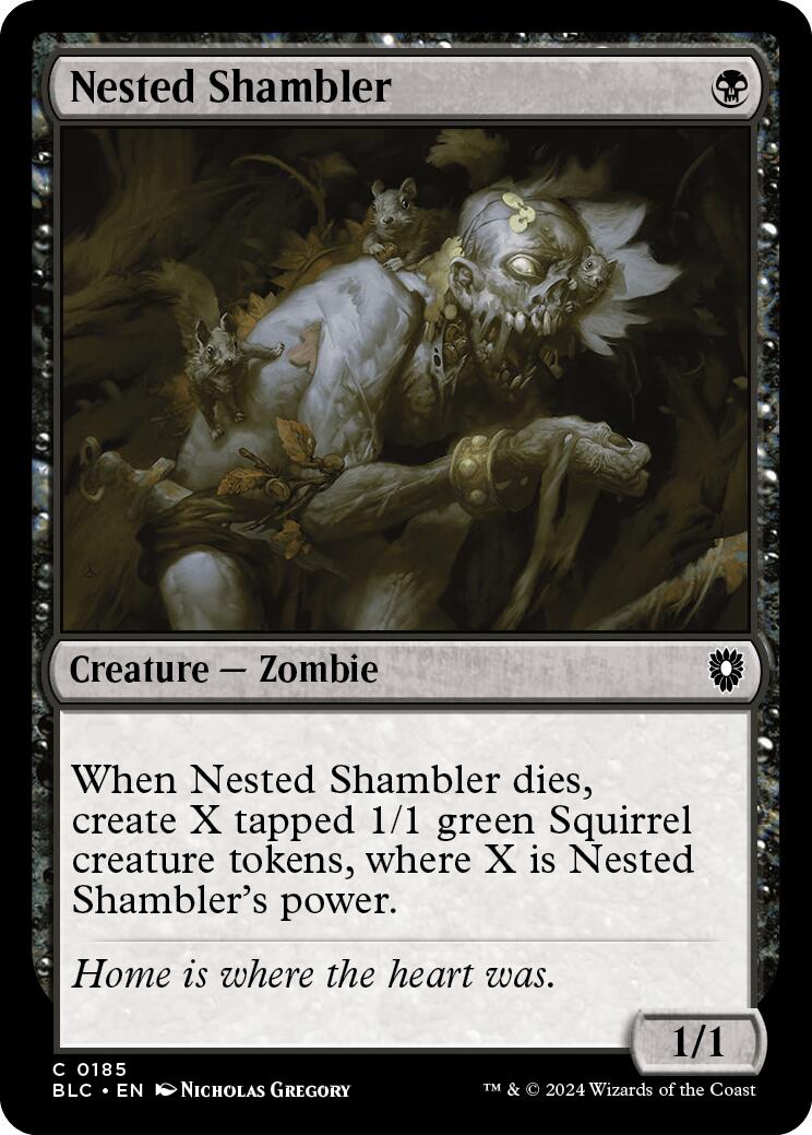 Nested Shambler [Bloomburrow Commander] | Impulse Games and Hobbies