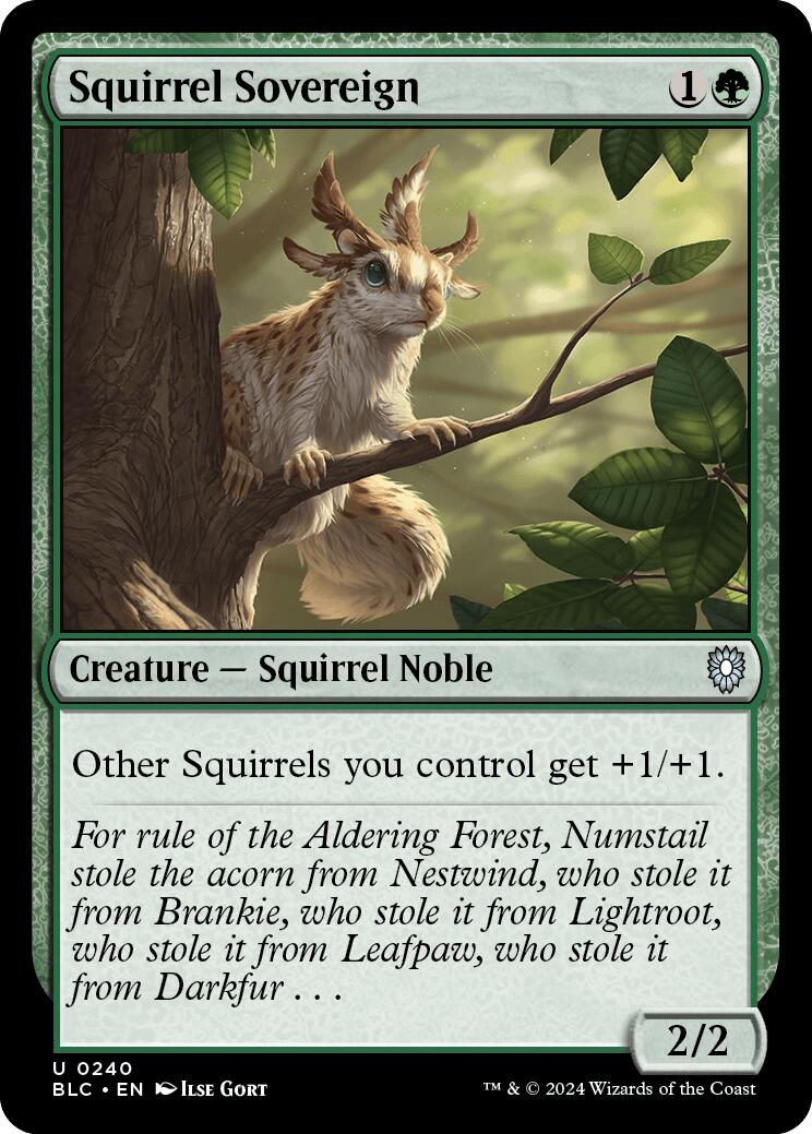 Squirrel Sovereign [Bloomburrow Commander] | Impulse Games and Hobbies