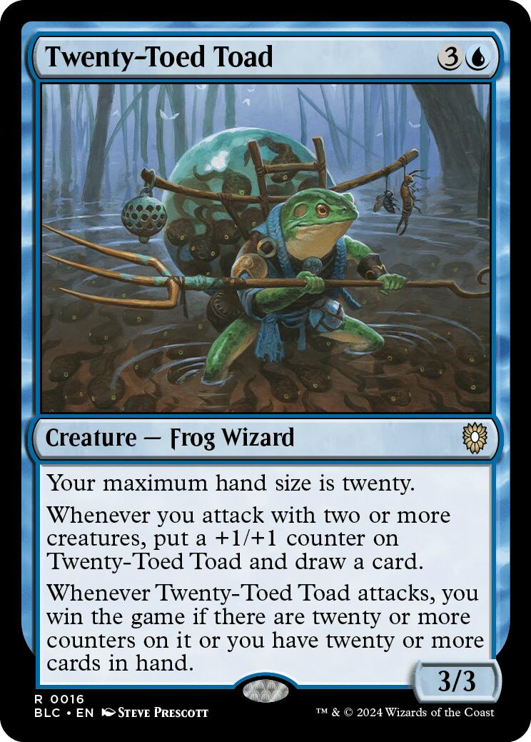 Twenty-Toed Toad [Bloomburrow Commander] | Impulse Games and Hobbies