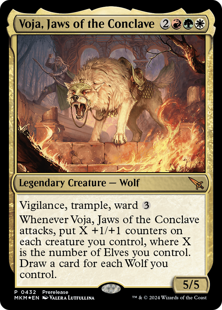 Voja, Jaws of the Conclave [Murders at Karlov Manor Prerelease Promos] | Impulse Games and Hobbies