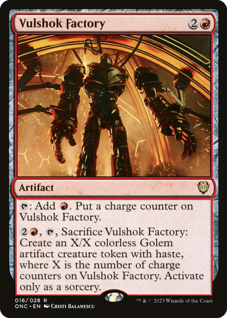 Vulshok Factory [Phyrexia: All Will Be One Commander] | Impulse Games and Hobbies