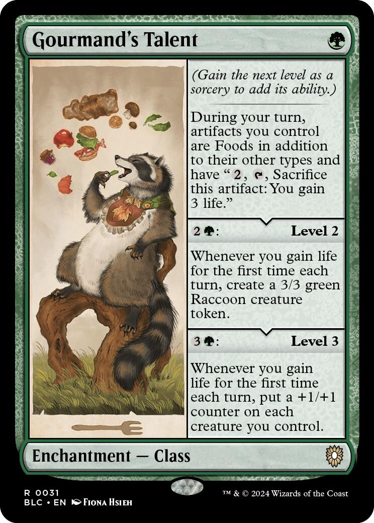 Gourmand's Talent [Bloomburrow Commander] | Impulse Games and Hobbies