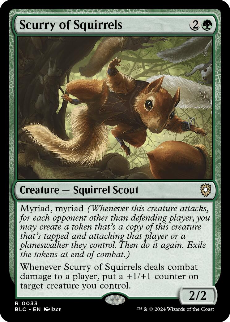 Scurry of Squirrels [Bloomburrow Commander] | Impulse Games and Hobbies