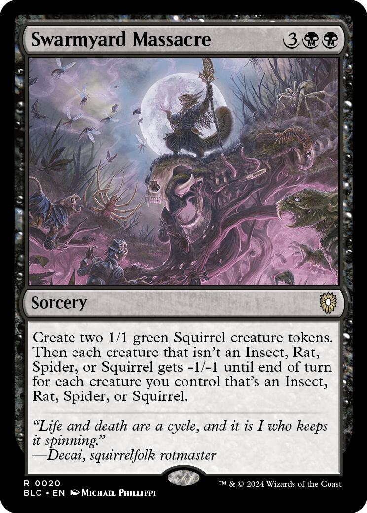 Swarmyard Massacre [Bloomburrow Commander] | Impulse Games and Hobbies