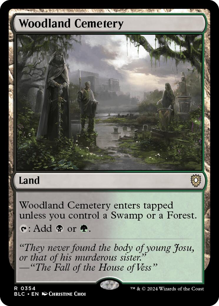 Woodland Cemetery [Bloomburrow Commander] | Impulse Games and Hobbies