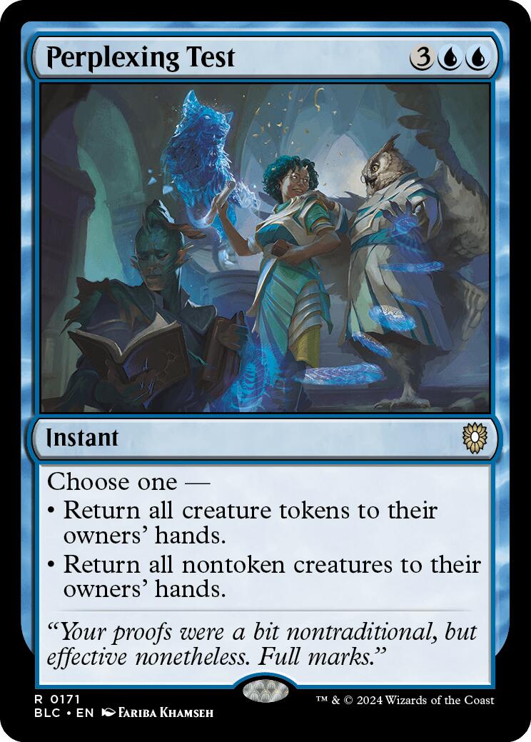 Perplexing Test [Bloomburrow Commander] | Impulse Games and Hobbies