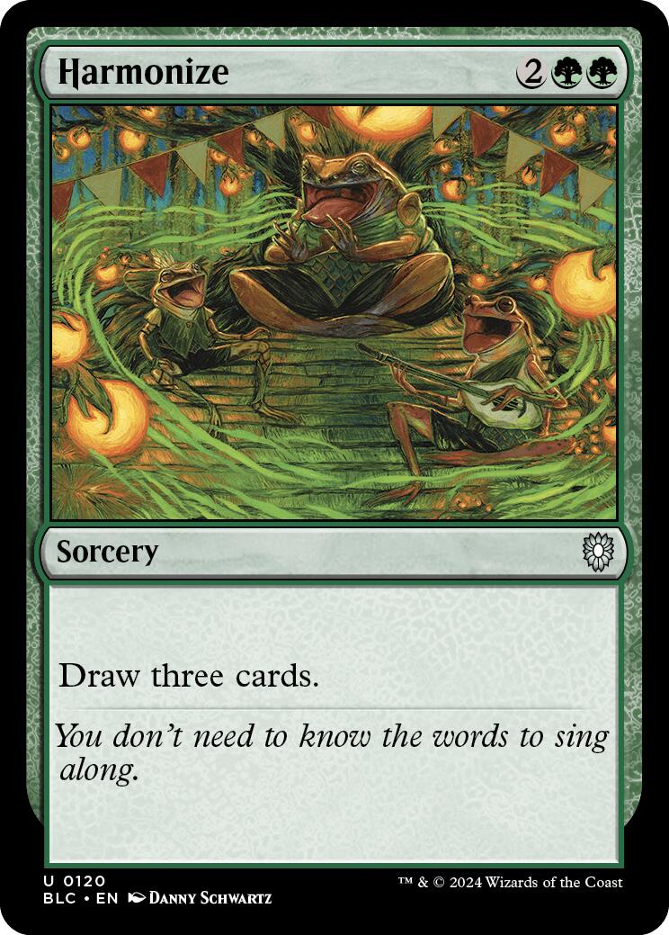 Harmonize [Bloomburrow Commander] | Impulse Games and Hobbies