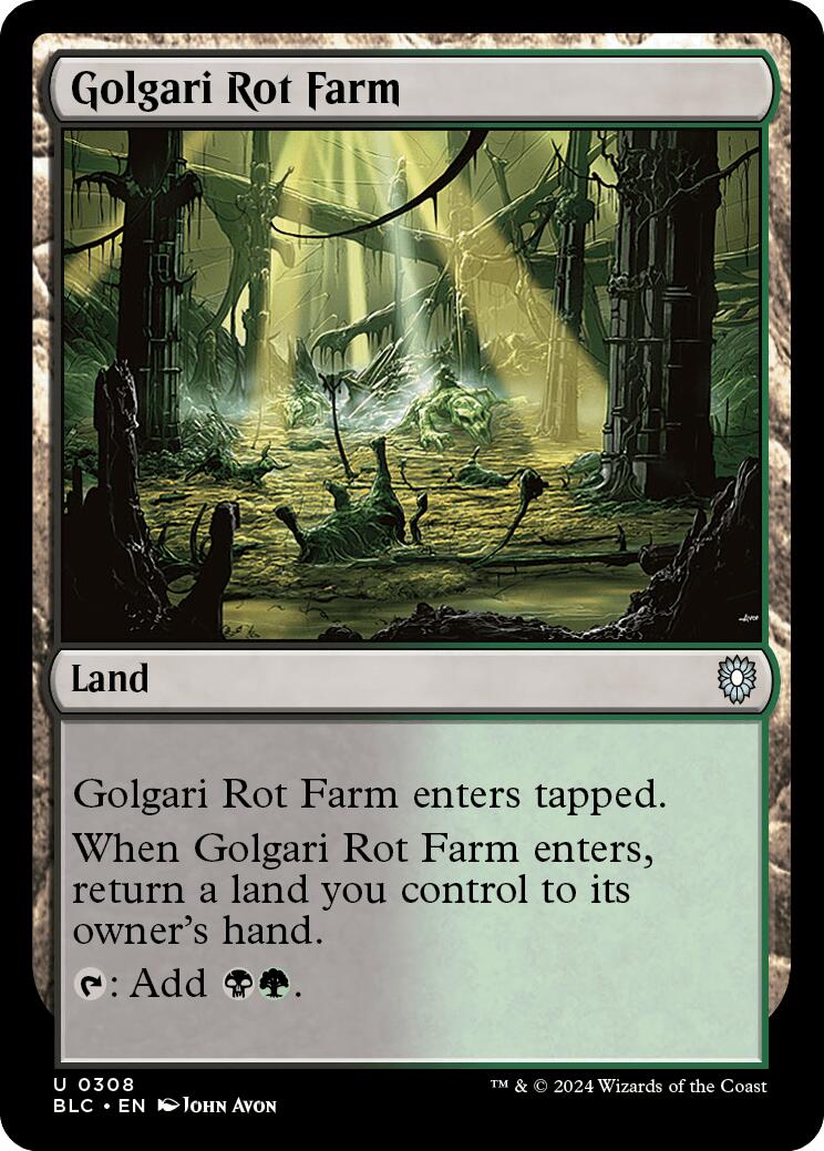 Golgari Rot Farm [Bloomburrow Commander] | Impulse Games and Hobbies