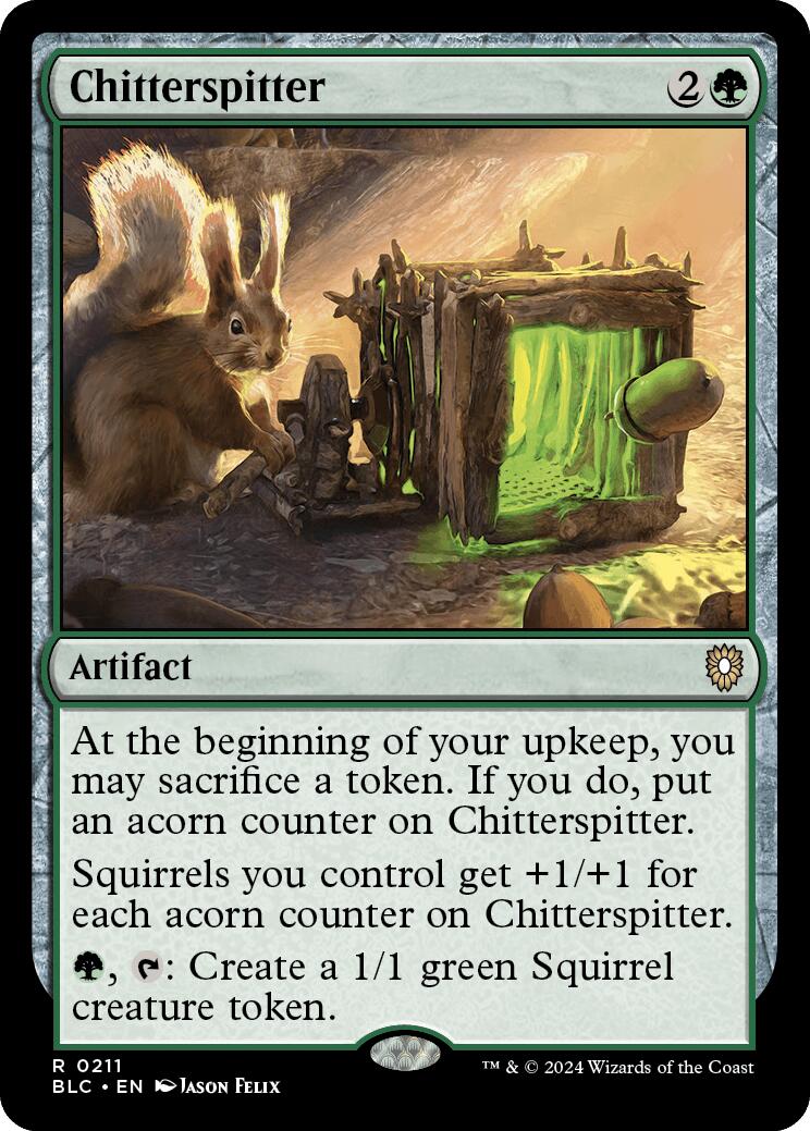 Chitterspitter [Bloomburrow Commander] | Impulse Games and Hobbies