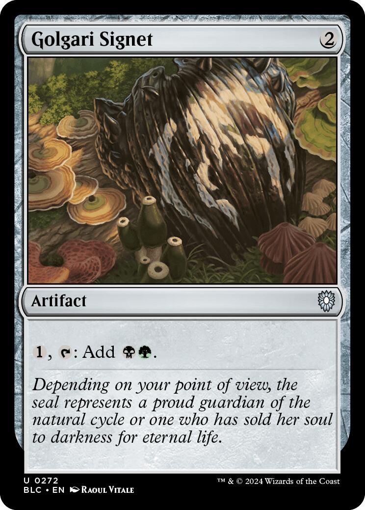 Golgari Signet [Bloomburrow Commander] | Impulse Games and Hobbies