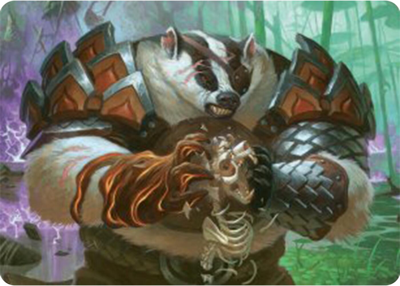 Hugs, Grisly Guardian Art Card [Bloomburrow Art Series] | Impulse Games and Hobbies