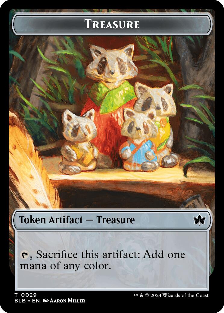 Prosperous Bandit // Treasure Double-Sided Token [Bloomburrow Commander Tokens] | Impulse Games and Hobbies