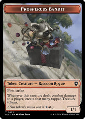 Prosperous Bandit // Treasure Double-Sided Token [Bloomburrow Commander Tokens] | Impulse Games and Hobbies