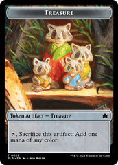 Cat // Treasure Double-Sided Token [Bloomburrow Commander Tokens] | Impulse Games and Hobbies