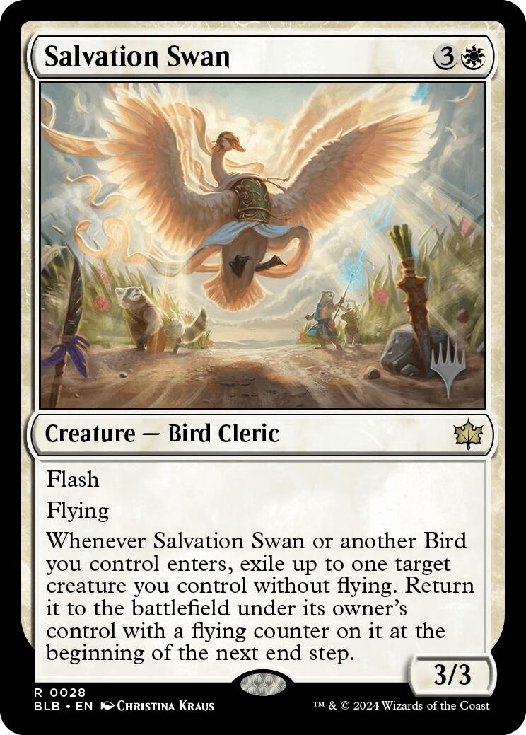 Salvation Swan (Promo Pack) [Bloomburrow Promos] | Impulse Games and Hobbies