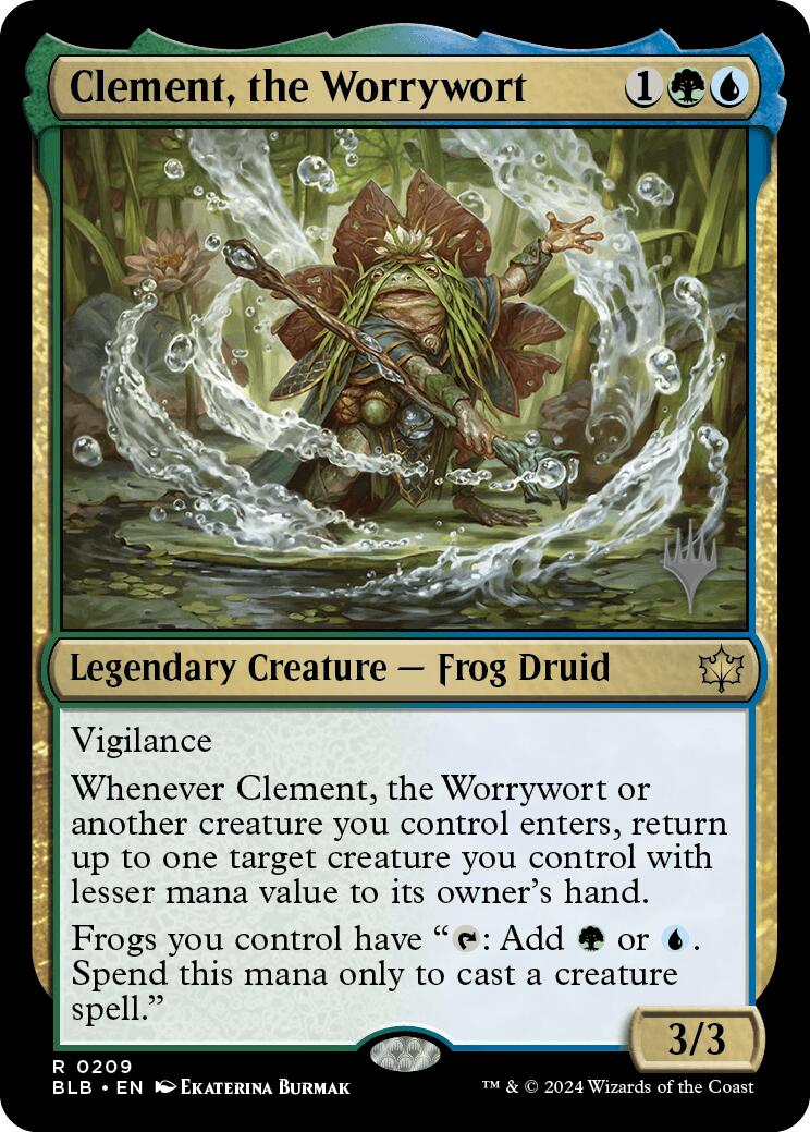 Clement, the Worrywort (Promo Pack) [Bloomburrow Promos] | Impulse Games and Hobbies