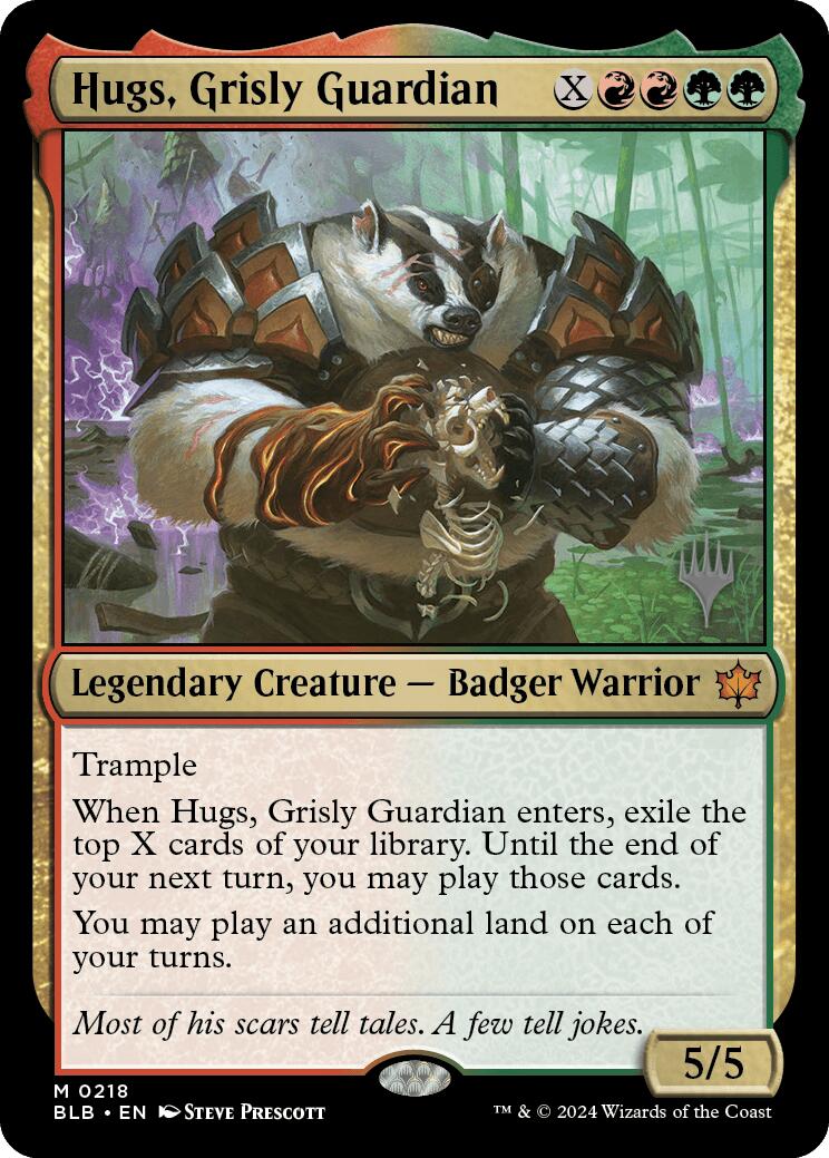 Hugs, Grisly Guardian (Promo Pack) [Bloomburrow Promos] | Impulse Games and Hobbies