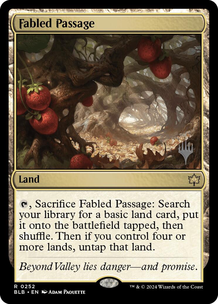 Fabled Passage (Promo Pack) [Bloomburrow Promos] | Impulse Games and Hobbies