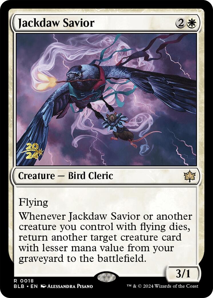 Jackdaw Savior [Bloomburrow Prerelease Promos] | Impulse Games and Hobbies