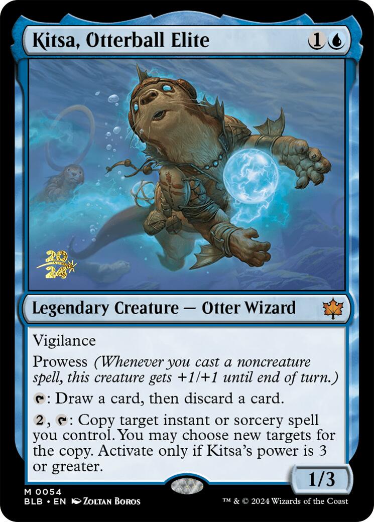 Kitsa, Otterball Elite [Bloomburrow Prerelease Promos] | Impulse Games and Hobbies