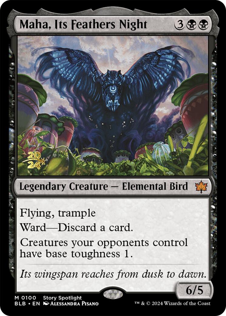 Maha, Its Feather Night [Bloomburrow Prerelease Promos] | Impulse Games and Hobbies