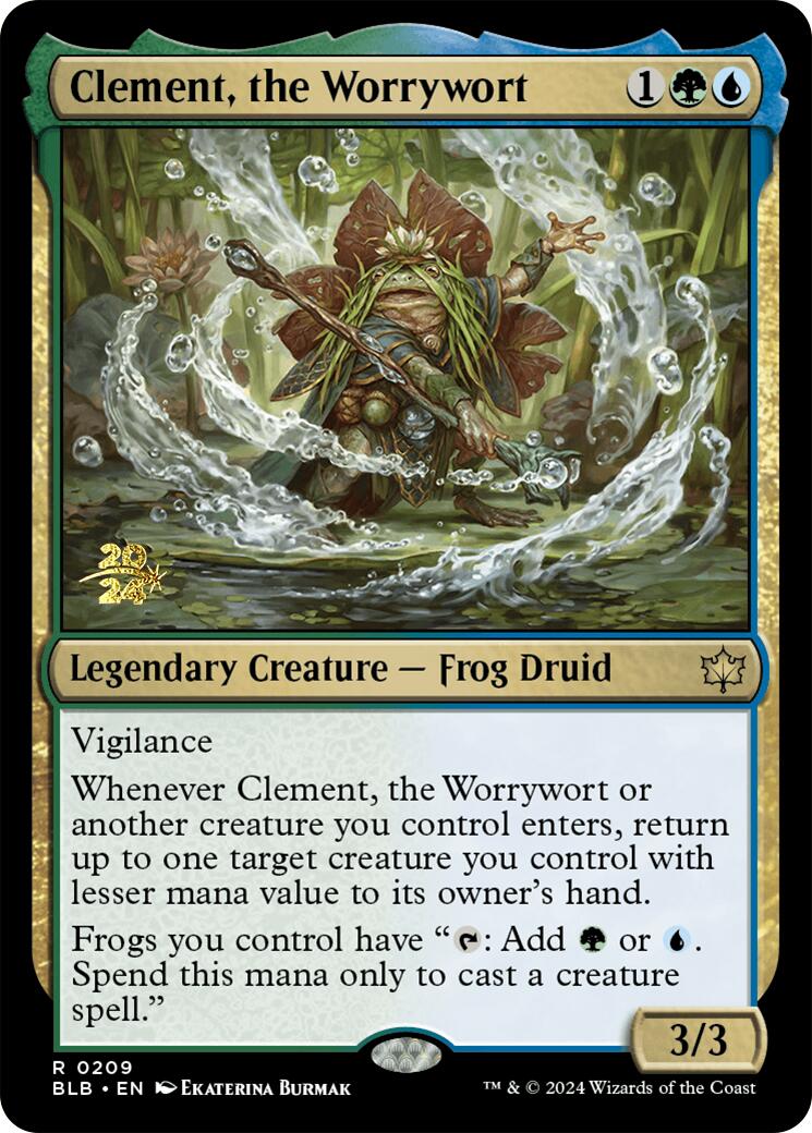 Clement, the Worrywort [Bloomburrow Prerelease Promos] | Impulse Games and Hobbies