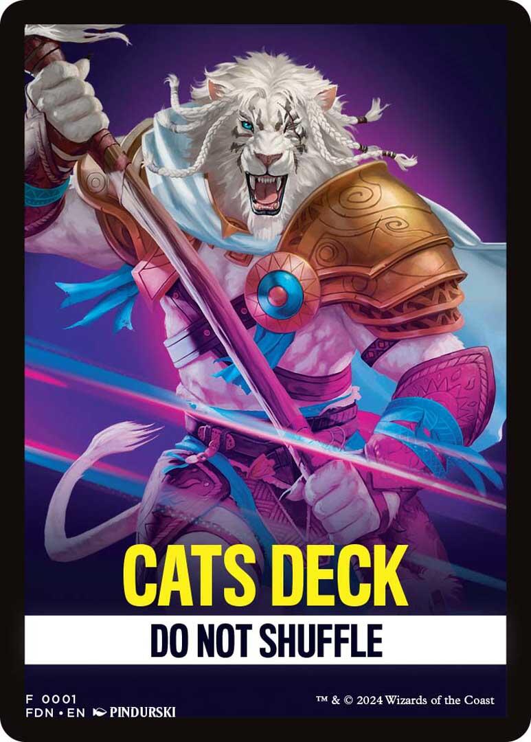 Cats Deck Theme Card [Foundations] | Impulse Games and Hobbies