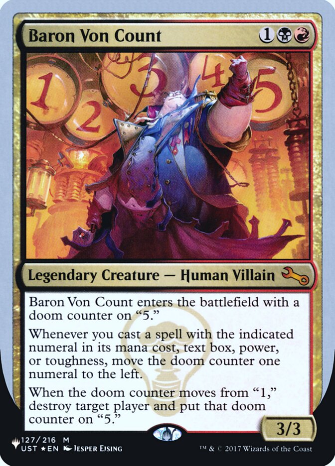 Baron Von Count (Unfinity Foil Edition) [The List] | Impulse Games and Hobbies