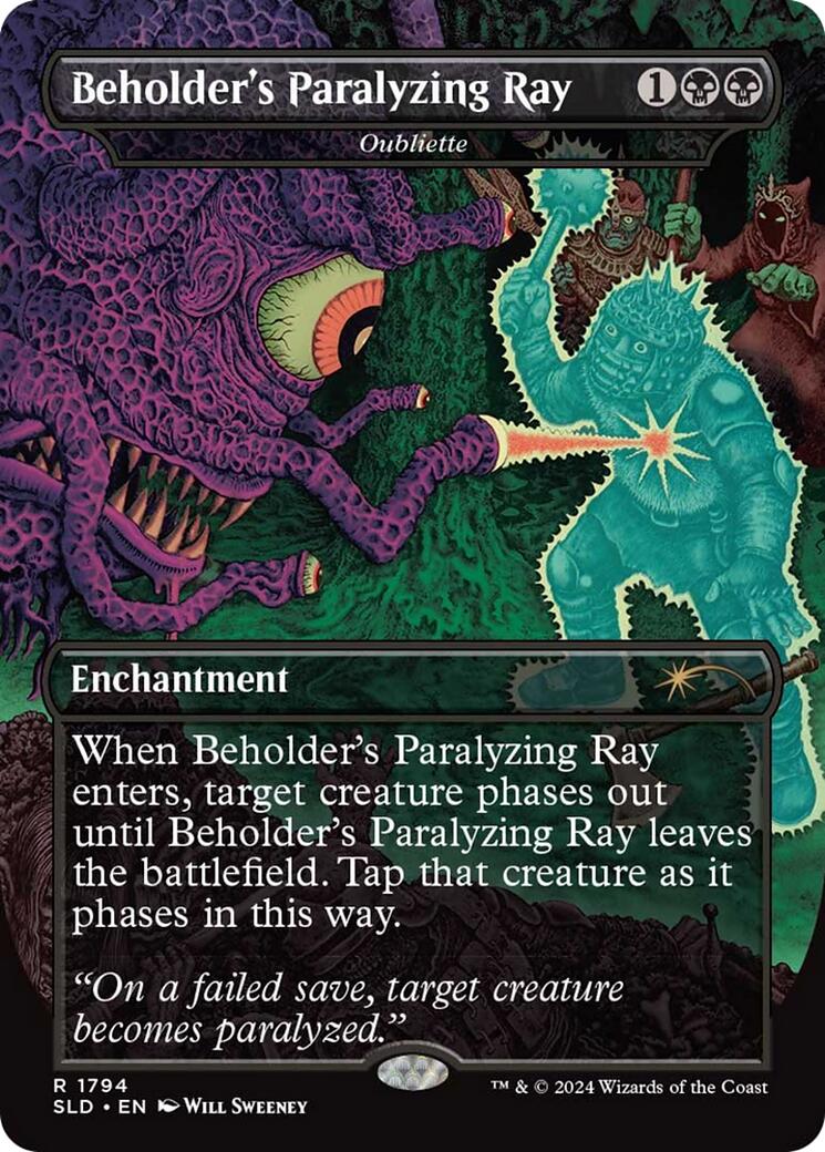 Beholder's Paralyzing Ray - Oubliette [Secret Lair Drop Series] | Impulse Games and Hobbies