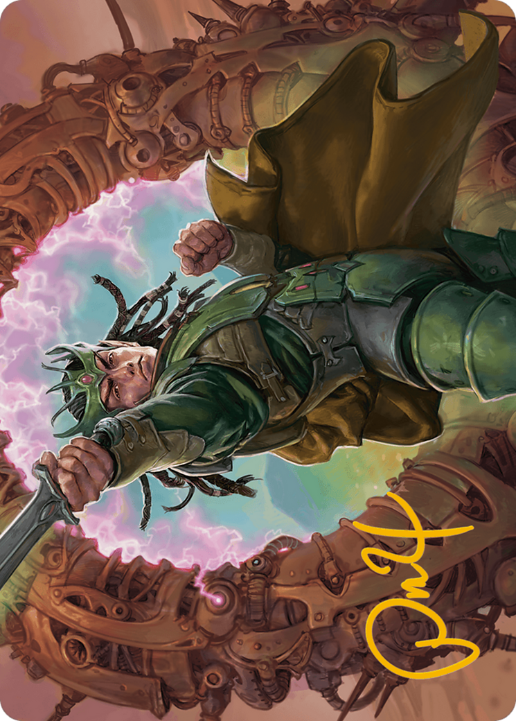 Eladamri, Korvecdal Art Card (Gold-Stamped Signature) [Modern Horizons 3 Art Series] | Impulse Games and Hobbies